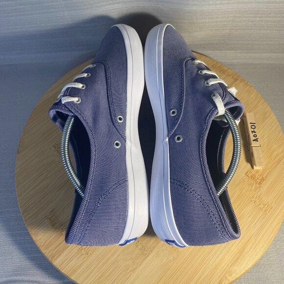 Keds Shoes Womens Size 9 US Blue Stripes Sneakers Shoes Lace Up Casual A0701 - Picture 5 of 7